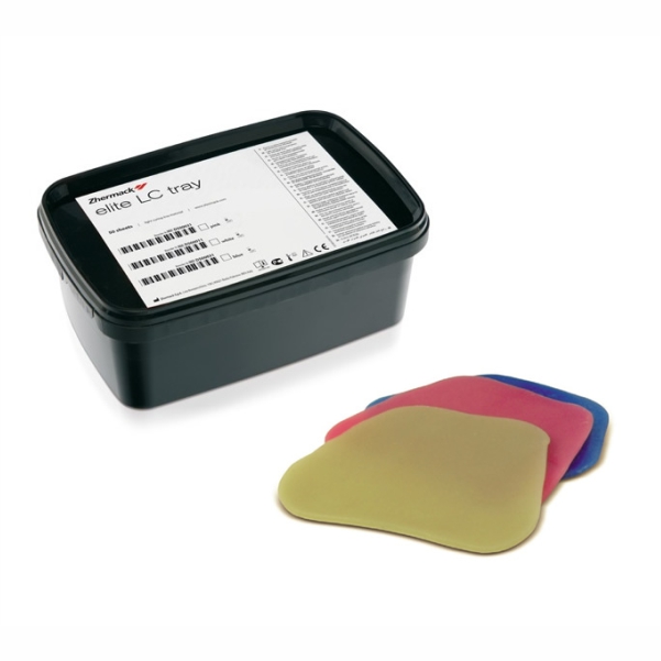 Elite LC Tray pink (50бр.) - фотополимеризиращи плаки (розови)