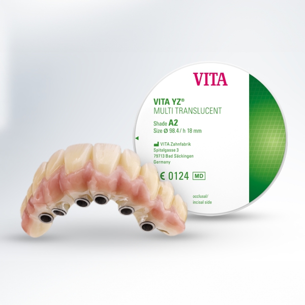 VITA YZ MULTI TRANSLUCENT, Ø 98.4 x 18 mm, 1 бр.