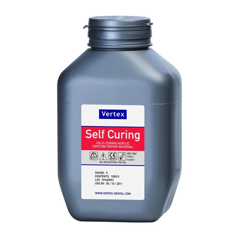Vertex Self-Curing прах 1000g - самополимеризираща пластмаса