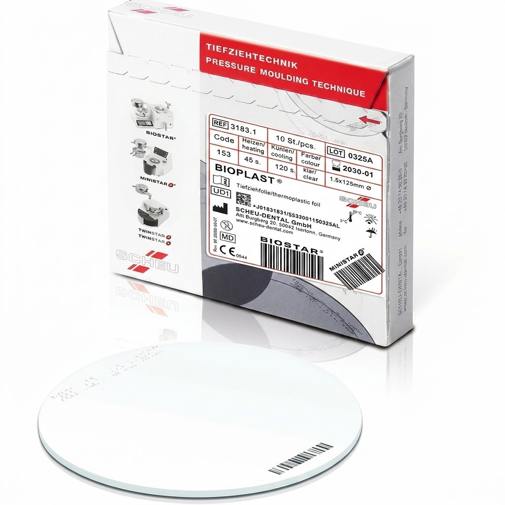 BIOPLAST - Ø 125 mm / 2.0 mm / 100 бр.