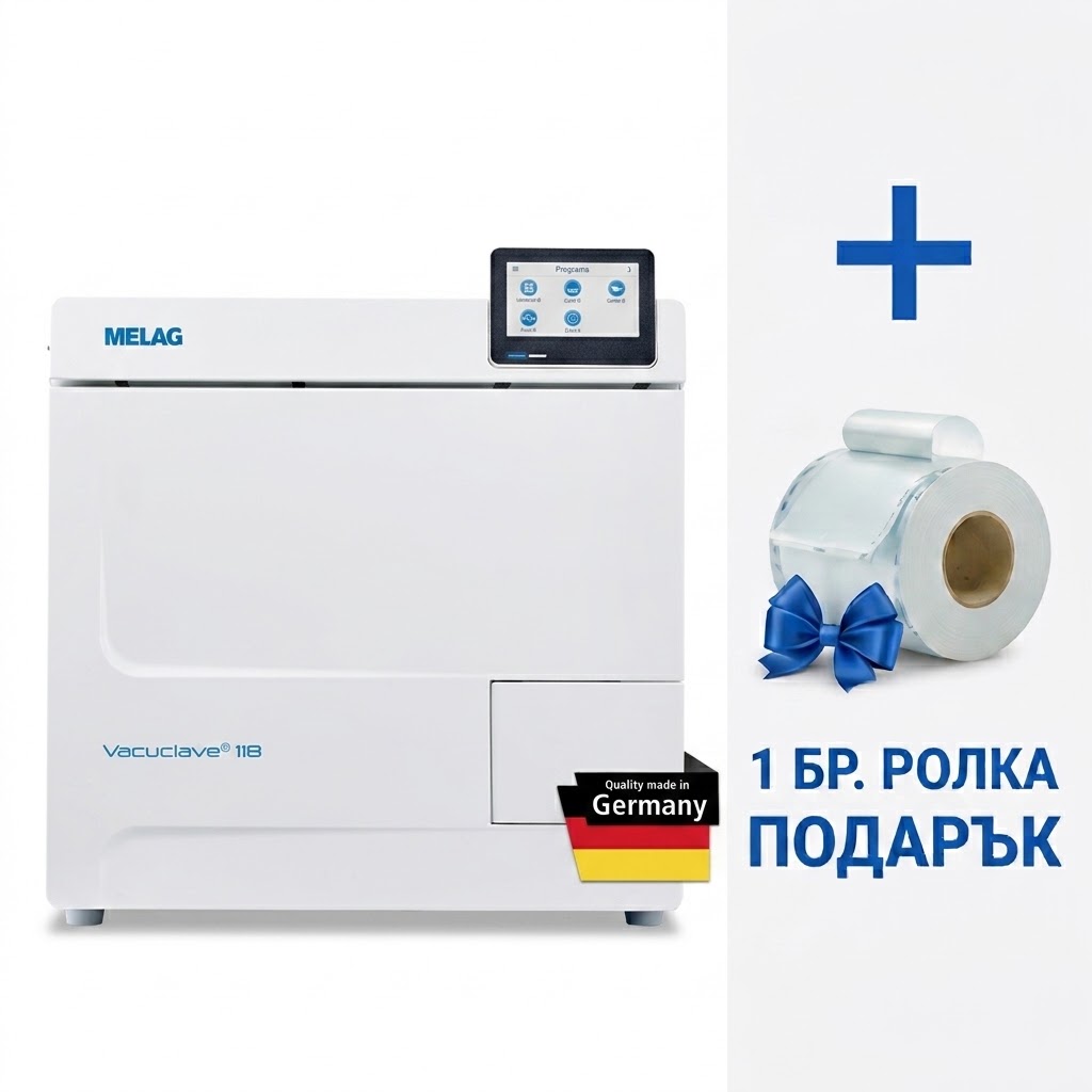 MELAG Vacuclave 118 - автоклав, клас В, (17 л)